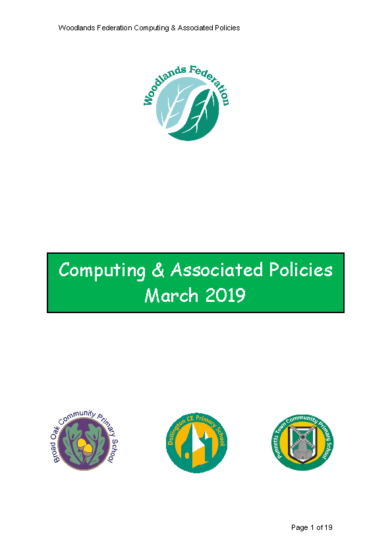 Computing & Associated Policies