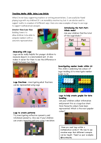 Lego Maths