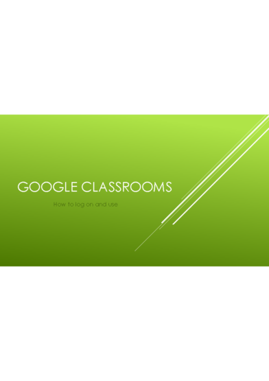 Google Classroom Parental Login Instructions