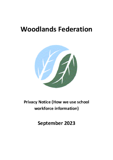 Privacy Notice (How we use school workforce information)