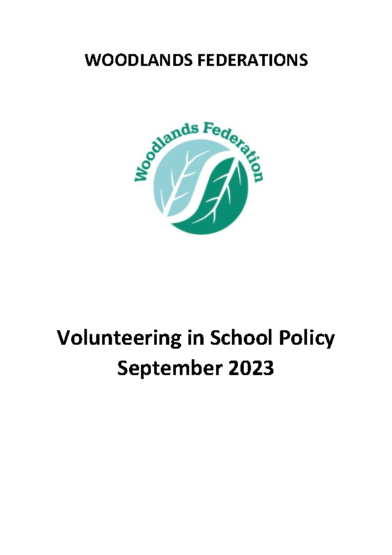 Volunteering in School Policy