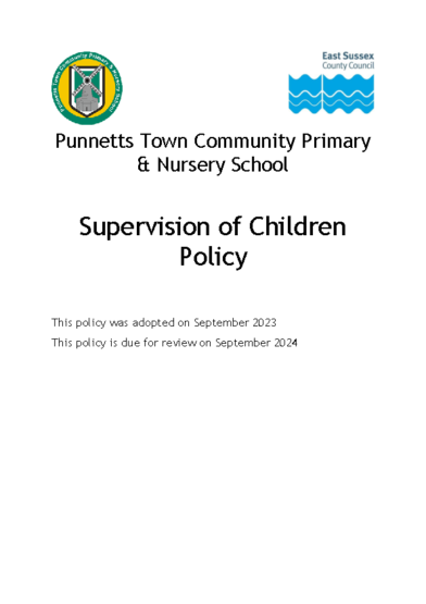 Supervision of Children Policy