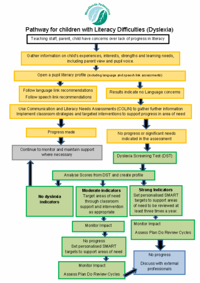 Dyslexia Protocol Flow Chart