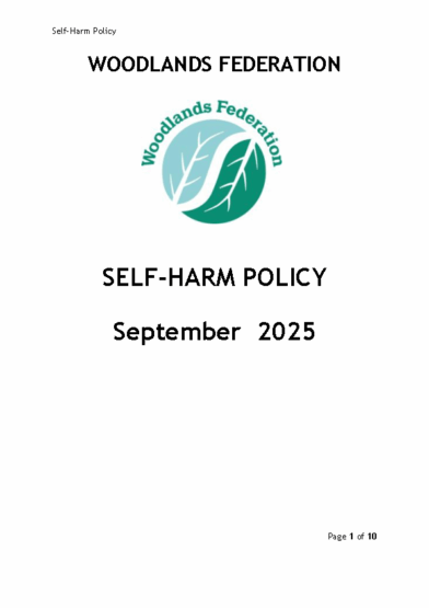 Self-Harm Policy