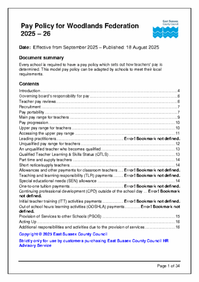 Pay Policy