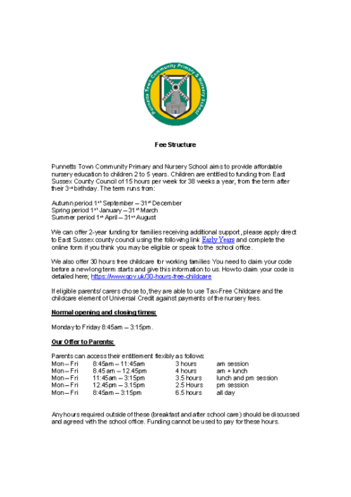 Fee Structure April 2026