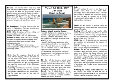 Oak Class 2026-27 Term 1/2